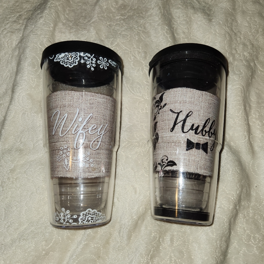 Husband and Wife Tervis Cups